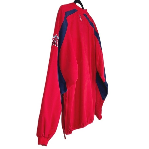 NEW Official MLB Los Angeles Anaheim Angeles Baseball Pullover Windbreaker M - Picture 6 of 14